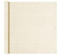 SKM Toldo para balcón HDPE Crema 120x300 cm,Casa y jardín,Jardín,Artículos de Exterior,Sombrillas,Crema,0.84 kg,310928