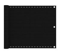 SKM Toldo para balcón HDPE Negro 75x500 cm,Casa y jardín,Jardín,Artículos de Exterior,Sombrillas,Negro,1 kg,311030