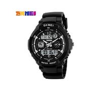 (Skmei plateado) Nuevos relojes deportivos S Shock Fashion G para hombre, relojes digitales analógicos