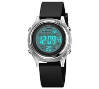 SKMEI Relojes deportivos digitales para niños con retroiluminación LED colorida, impermeables, multifunción, para regalo para niños y niñas, 2094-Negro
