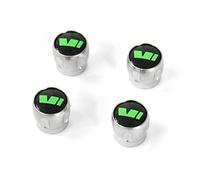 Skoda 000071215H - Tapones para válvulas de neumáticos de Motorsport VRS