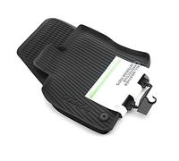 Skoda 57B061502 - Alfombrillas de Goma para Todas Las Condiciones climáticas, 2 Unidades, Color Negro