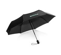 Skoda 6U0087602 - Paraguas de bolsillo, color negro, Negro, talla única, Clásico