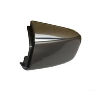 Skoda - Cubierta para manija de puerta delantera izquierda con borde cromado para mejorar la superficie y cohesión visual con elementos de moldura de fábrica (marrón brillante)