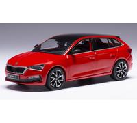 Skoda Escala 2019 Rojo 1:43 Modelo Ixo Model