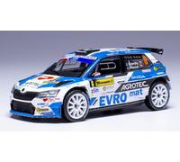 Skoda Fabia Rally2 E #6 Barum Rally 2021 Kopecky / Hlousek Modelo 1:43 IXO
