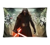 Skoi Kylo Ren and First Order Stormtroopers Custom Zippered Pillow Case/Fundas para Almohada 20X30 (Two Sides)