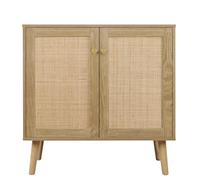 Skokliz Armario Aparador de Cocina con 2 Puertas, Buffets Armario, Multiusos Gran Capacidad Mueble Robusto para Comedor, Salón, Entrada