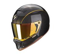 Scorpion EXO-HX1 Carbon SE Solid Gold Casco, negro/dorado, Talla S (55/56)