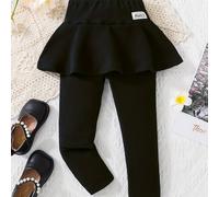 Skort rosa para niñas con moda - Corte ajustado, culottes elásticas para ropa casual deportiva y de ocio, regalo para , ropa casual|Diseño divertido|Tejido elástico