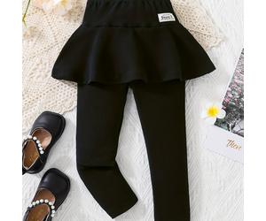 Skort rosa para niñas con moda - Corte ajustado, culottes elásticas para ropa casual deportiva y de ocio, regalo para , ropa casual|Diseño divertido|Tejido elástico