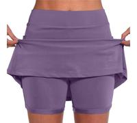 Skorts for Women 2026 Summer Golf Tennis Skirts with Inner Shorts Ladies Workout Skorts Lightweight Quick Dry Active Pants Breathable Skort Athletic Running Bike Shorts