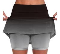 Skorts for Women High Waisted Workout Golf Skorts with Shorts Underneath Women's Tennis Dress Quick Dry Gym Athletic Running Solid Tennis Skirt Summer Womens Sports Skirts