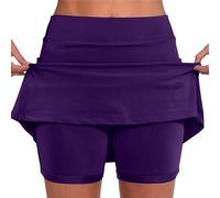 Skorts for Women with Inner Shorts 2026 Summer Golf Tennis Skirts Quick Dry Athletic Running Workout Skorts Ladies Lightweight Active Pants Breathable Skort Bike Shorts