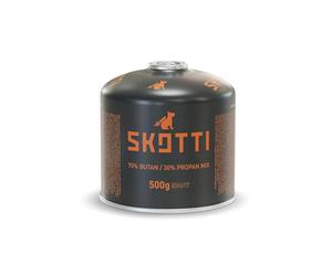 SKOTTI Cartuchos de gas, cartucho de gas EN 417 con mezcla de protano-butano, ideal para barbacoas de gas y hornillos de camping con válvula de rosca EN 417, cartuchos de gas para barbacoa, cartucho