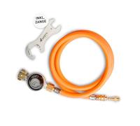 SKOTTI Prop, EN 417 Cartuchos de gas compatibles, juego de conexión de bombona de gas para barbacoa SKOTTI y hornillo de camping, para bombona de gas grande de 5 kg y 11 kg, ideal para camping y