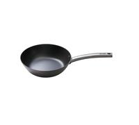 Skottsberg Sartén Wok de hierro, diámetro de 24 cm, acero forjado, precocido sin revestimiento antiadherente
