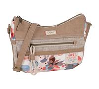 SKPAT - Bolso Bandolera Mujer elegante. Bolso mujer lois versátil diseño práctico para diario ideal como Bandolera moderna y funcional dentro de las mejores Bolsas Cierre Cremallera, Taupe