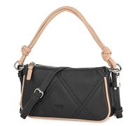 SKPAT - Bolso Bandolera Mujer Versátil para Diario y Viajes Estilo Casual Urbano Práctico Compacto Moda Bolsos De Mujer Bandolera. Bolso Negro-Taupe Mujer