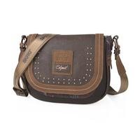 SKPAT - Bolso Bandolera Mujer Versátil para Diario y Viajes Estilo Casual Urbano Práctico Compacto Moda Bolsos De Mujer Bandolera. Bolso Marron Mujer