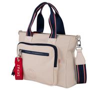 SKPAT - Bolso Mano Mujer Elegante Estilo Moderno Casual Para Ocio - Bolso De Mano De Mujer Pequeño Versátil para Uso Diario y Eventos, Beige