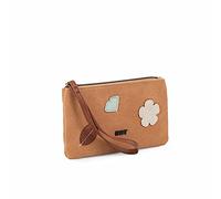 SKPAT - Bolso Mano Mujer Elegante Estilo Moderno Casual Para Ocio - Bolso De Mano De Mujer Pequeño Versátil para Uso Diario y Eventos, Beige