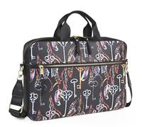 SKPAT - Portadocumentos Mujer - Maletin ordenador Portatil Mujer. Bolso Portatil Mujer para Trabajo - Bolso Ordenador Portatil Mujer Laptop 15,6 Pulgadas, Key