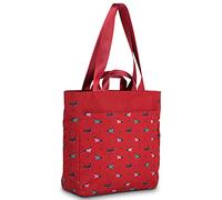 SKPAT - Bolso Ordenador Portatil Mujer Elegante Para Trabajo Diario Viajes Oficina Estilo Moderno Con Diseño Funcional. Bolso Para Portatil. Maletin Para Ordenador, Rojo