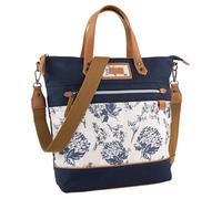 SKPAT - Bolso Shopper Mujer Espacioso y Elegante Bolso Hombro Mujer Casual Moderno. Shopper para Oficina Diario y Viajes Ideal, Marino