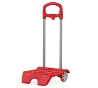 SKPAT - Carro Mochila Escolar Carro para Mochilas Carro Portamochilas Carrito Portamochilas Carro para Mochila Ruedas para Mochila Escolar, Rojo