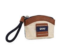 SKPAT - Cartera de Mujer Pequeña. Monedero de Piel Sintética. Billetera para Mujer, Marino