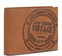 SKPAT - Cartera de Piel para Hombre - Cartera Hombre Piel con Monedero Interior y Tarjetero, diseño Slim, Cuero auténtico, Regalo Elegante. Proteccion RFID, Marron