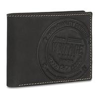 SKPAT - Cartera de Piel para Hombre - Cartera Hombre Piel con Monedero Interior y Tarjetero, diseño Slim, Cuero auténtico, Regalo Elegante. Proteccion RFID, Negro