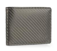 SKPAT - Cartera Juvenil Gris Metalizado, Resistente para Chico Casual con Bolsillo Monedero Cremallera Ideal para Adolescente Y Jovenes