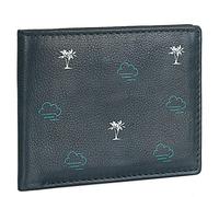 SKPAT - Carteras para Hombre Elegantes de Alta diseño Moderno. Billeteras para Hombre compactas Estilo clásico Cartera Monedero Funcional., Marino