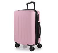 SKPAT - Maleta de Cabina 55x40x20 - Maletas De Viaje Cabina Rígidas Trolley con 4 Ruedas Dobles para Avion Ligera Equipaje De Mano Candado de Combinación. Compatible Ryanair, Rosa