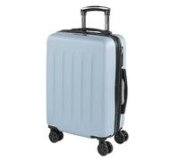 SKPAT - Maletas De Viaje Cabina 55X40X20 Rígidas Trolley con Ruedas Maleta De Mano para Avion Maleta Cabina Ligera Equipaje De Mano para Viajes Cortos Compatible Ryanair, Azul Celeste