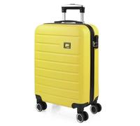 SKPAT - Maleta De Cabina 55x40x20 Cm Trolley Ligera Y Resistente Equipaje De Mano para Avión con Ruedas Giratorias Y Asa Retráctil, Amarillo