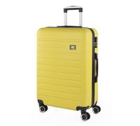 SKPAT - Maleta Mediana con 4 Ruedas Giratorias para Viajes Largos Tipo Trolley Ideal como Maletas de Viaje Grandes 23 Kilos y Maleta Viaje Mediana Resistentes, Amarillo