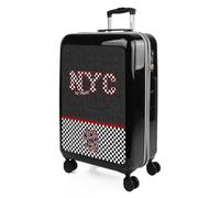 SKPAT - Maletas De Viaje Cabina 55x40x20 Equipaje De Mano Avion Trolley Cabina Duradero Ligero Ruedas Silenciosas. Candado de Combinacion TSA, Negro-Chess