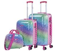 SKPAT - Maletas de Viaje - Juego de Maletas de Viaje para Niña y Niño - Maleta Infantil Maleta de Cabina - Set Maletas de Viaje Ligeras con Candado Combinación TSA, Fucsia