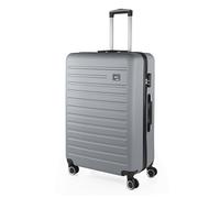 SKPAT - Maletas Grandes De Viaje Rígidas Ligeras con 4 Doble Rueda 360° Maleta Grande 23 Kilos Alta Resistencia Maleta XL Duradera, Plata