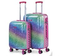 SKPAT - Maletas Infantiles Resistentes Y Ligeras con Diseño Colorido para Niños Y Niñas Tipo Mediana Maletas De Viaje Infantiles Rígidas De Fácil Manejo., Fucsia