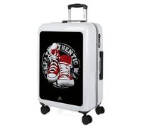 SKPAT - Maletas Medianas - Maleta Mediana 4 Ruedas, Maleta Viaje Mediana, Maletas De Viaje, Maleta Mediana. Maletas de Viaje Grandes 23 Kilos. Candado con combinacion, Blanco