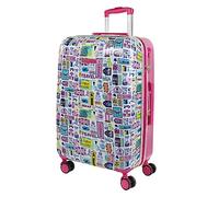 SKPAT - Maletas Medianas - Maleta Mediana 4 Ruedas, Maleta Viaje Mediana, Maletas De Viaje, Maleta Mediana. Maletas de Viaje Grandes 23 Kilos. Candado con combinacion, Fucsia
