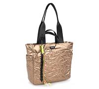 SKPAT - Bolso Shopper Mujer Elegante, Bolsos De Mujer Versátiles, Bolso Mujer Para Todo Uso, Bolsos Mujer Con Estilo, Bolso Universidad Mujer, Bronce