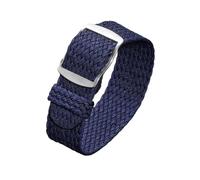 SKPVPOKOYL Correa de reloj de nailon universal, repuesto de lona suave de 18mm, 20mm y 22mm(Blue,18mm)