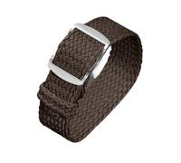 SKPVPOKOYL Correa de reloj de nailon universal, repuesto de lona suave de 18mm, 20mm y 22mm(Brown,18mm)