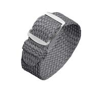 SKPVPOKOYL Correa de reloj de nailon universal, repuesto de lona suave de 18mm, 20mm y 22mm(Gray,20mm)