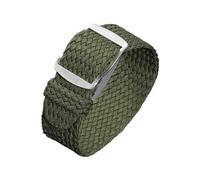 SKPVPOKOYL Correa de reloj de nailon universal, repuesto de lona suave de 18mm, 20mm y 22mm(Green,18mm)